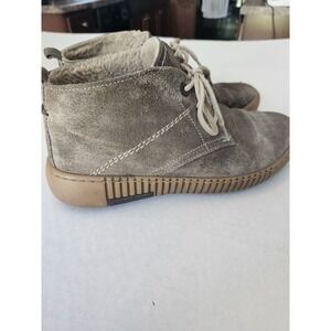 Josef Seibel Suede Leather Lace Up Ankle Boots Brownish‎ Gray Size 39